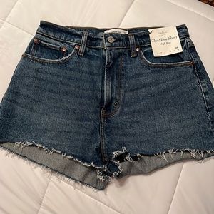 Abercrombie NWT denim shorts size 28/6 curve love